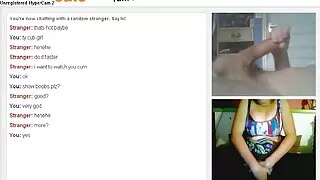 Кістлява дівчина в панчохах jizzed від українські порно фільми онанізму